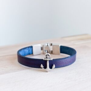 Bracelet ancre marine