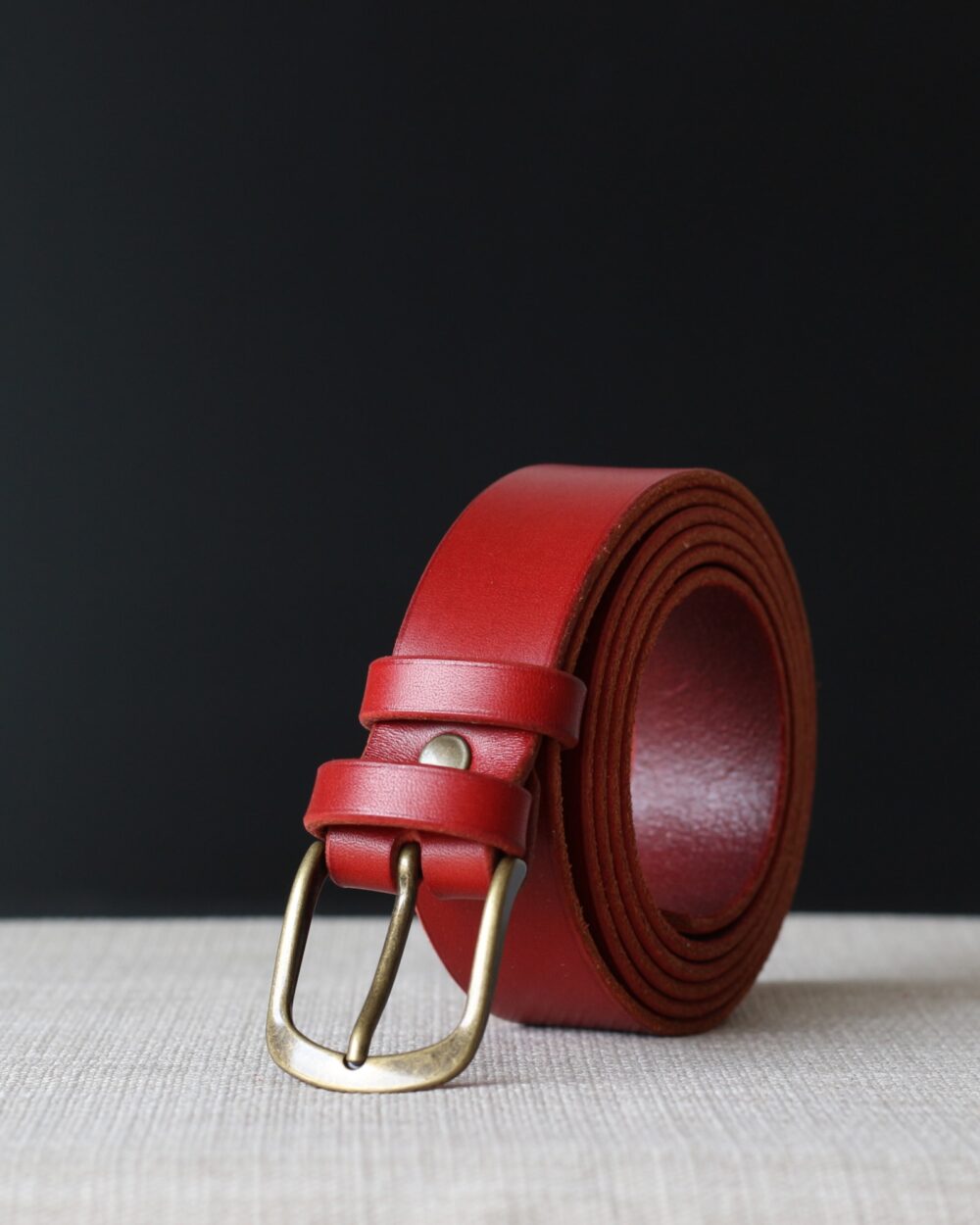 Ceinture 3cm en cuir de vachette