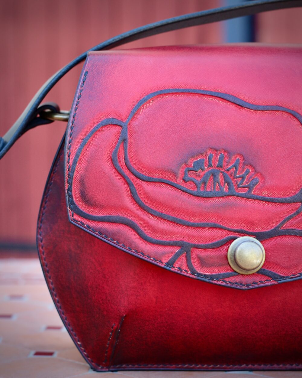 Sac Compagnon Coquelicot